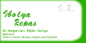 ibolya repas business card
